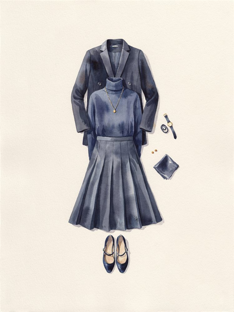 Outfit formula page from The Fall Edit