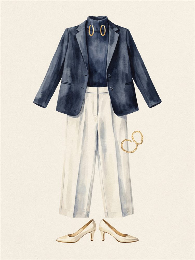 Outfit formula page from The Fall Edit