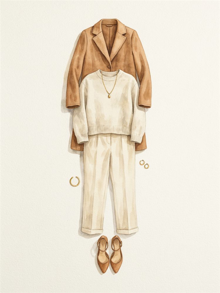 Outfit formula page from The Fall Edit